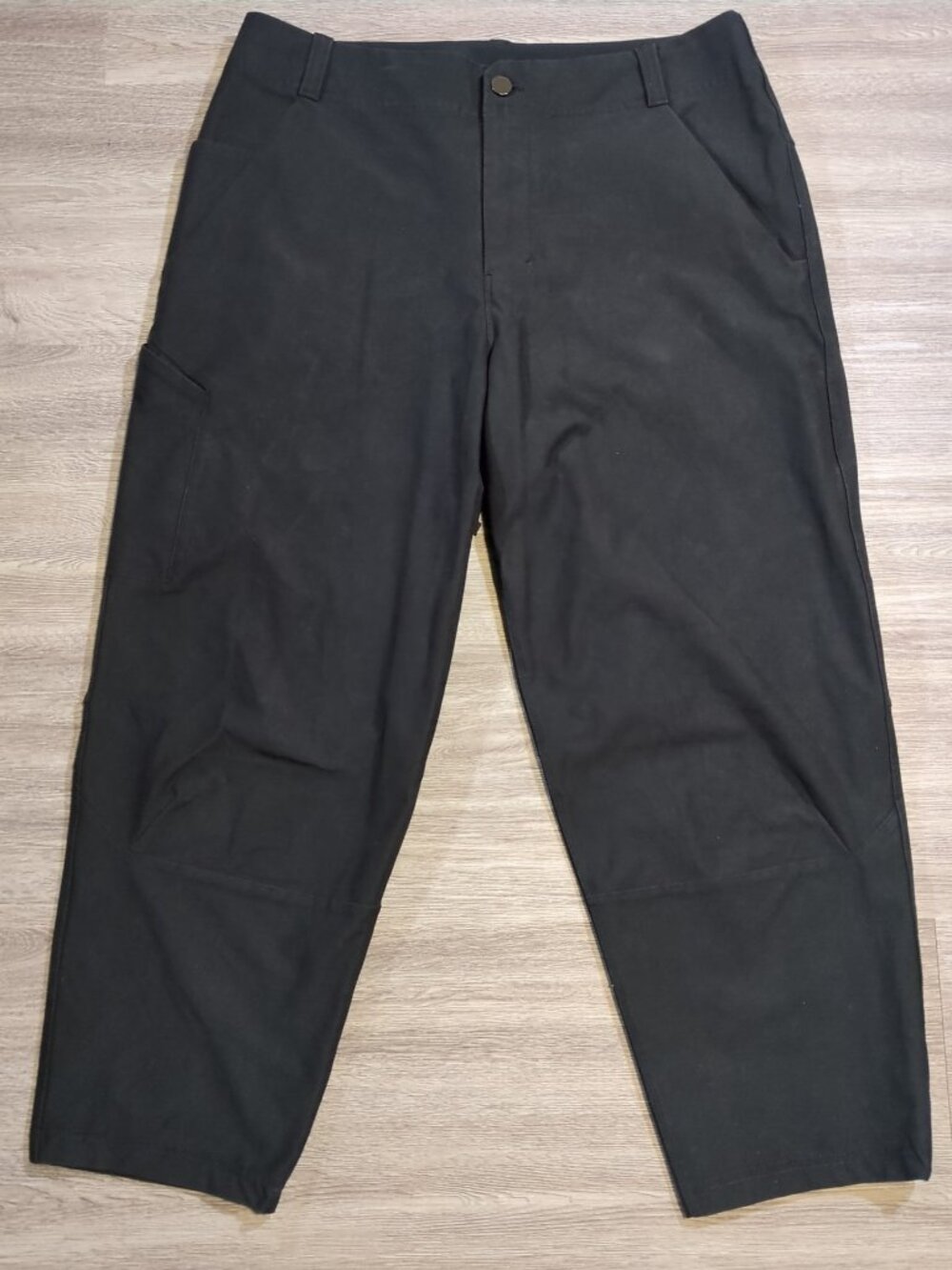 Lululemon Men's 32/33 Utilitech Carpenter Pant Black Drawstring M5ALOS